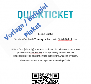 Vorlage / Beispiel Plakat
